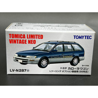 Tomica Limited Vintage NEO LV-N287a Toyota Corolla Wagon L Touring option equipped car (blue/silver) 96 year