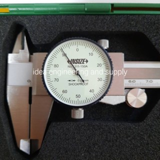 เวอร์เนียแบบเข็ม 6" ความละเอียด 0.01mm Dial Caliper 0-150mmx0.01mm INSIZE 1311-150A อินไซส์ เวอร์เนียไดอัล 6นิ้ว