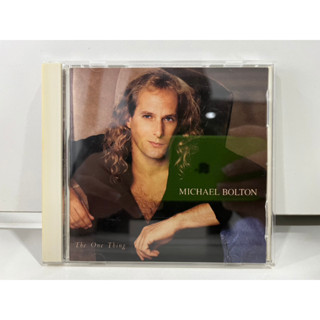 1 CD MUSIC ซีดีเพลงสากล   MICHAEL BOLTON THE ONE THING      (N5G5)