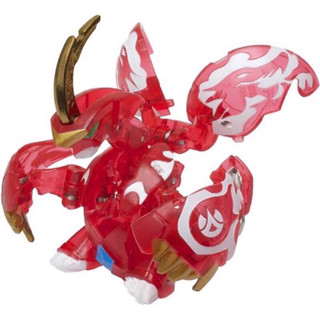 Bakugan BakuTech Translucent Clear Pyrus Rise Dragaon VHTF