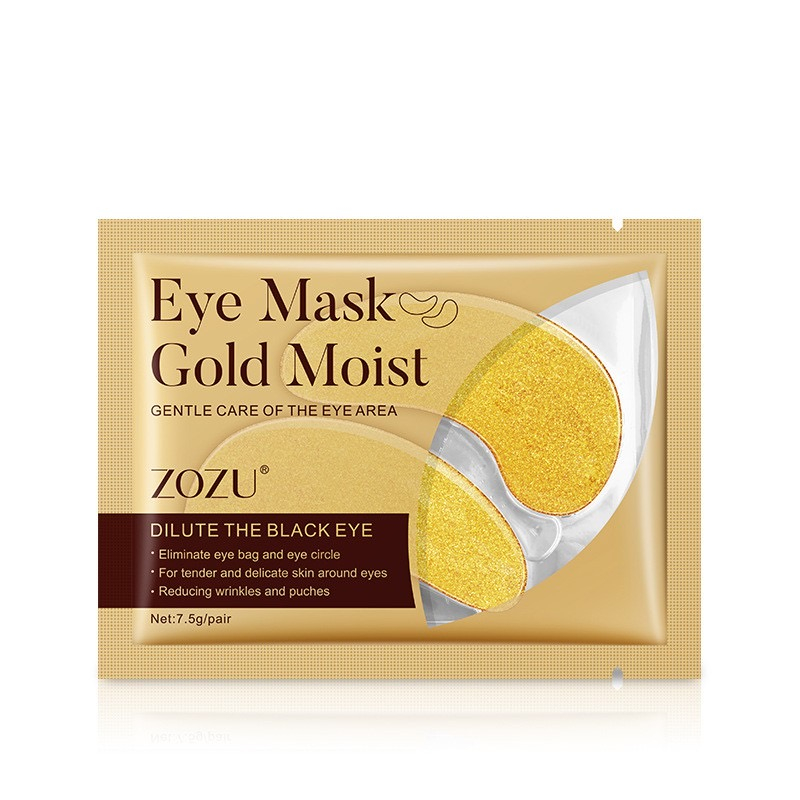 ZOZU Eye Mask Gold Moist แผ่นมาส์กใต้ตา บำรุงผิวรอบดวงตา ลดริ้วรอย กระจ่างใสขึ้น พร้อมส่งจากไทย