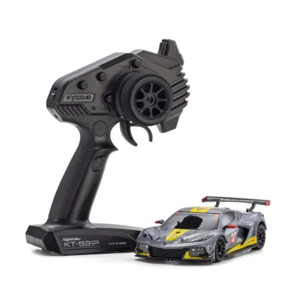 KYOSHO MINI-Z RWD Series Ready Set CHEVROLET® CORVETTE® C8.R Gunmetal 32342GM ศูนย์ไทย