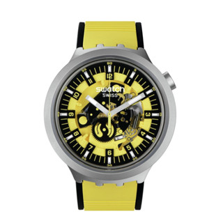 Swatch นาฬิกาผู้ชาย BOLDEN YELLOW รุ่น SB07S109