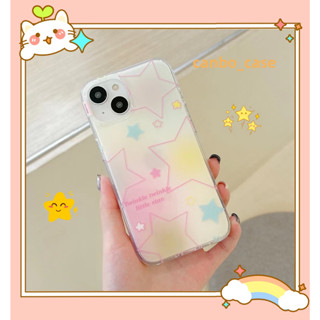 🎁ส่งของขวัญ🎁เคสไอโฟน สำหรับ 11 14 for iPhone Case 13 12 Pro Max น่ารัก เรียบง่าย แฟชั่น ดาว กันกระแทก เคสนิ่ม เคสโทรศัพท