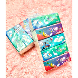 กระดาษทิชชู่ 1 หิ้ว 5 แพ็ค หนานุ่ม ราคาสุดคุ้ม ราคาถูก(คละลาย)