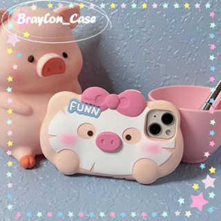 🌷Braylon🌷ขอบเต็ม ป้องกันการหล่น iphone 11 14 pro max การ์ตูน Hello Kitty สีชมพู สาวน่ารักหัวใจ case for iPhone 12 13