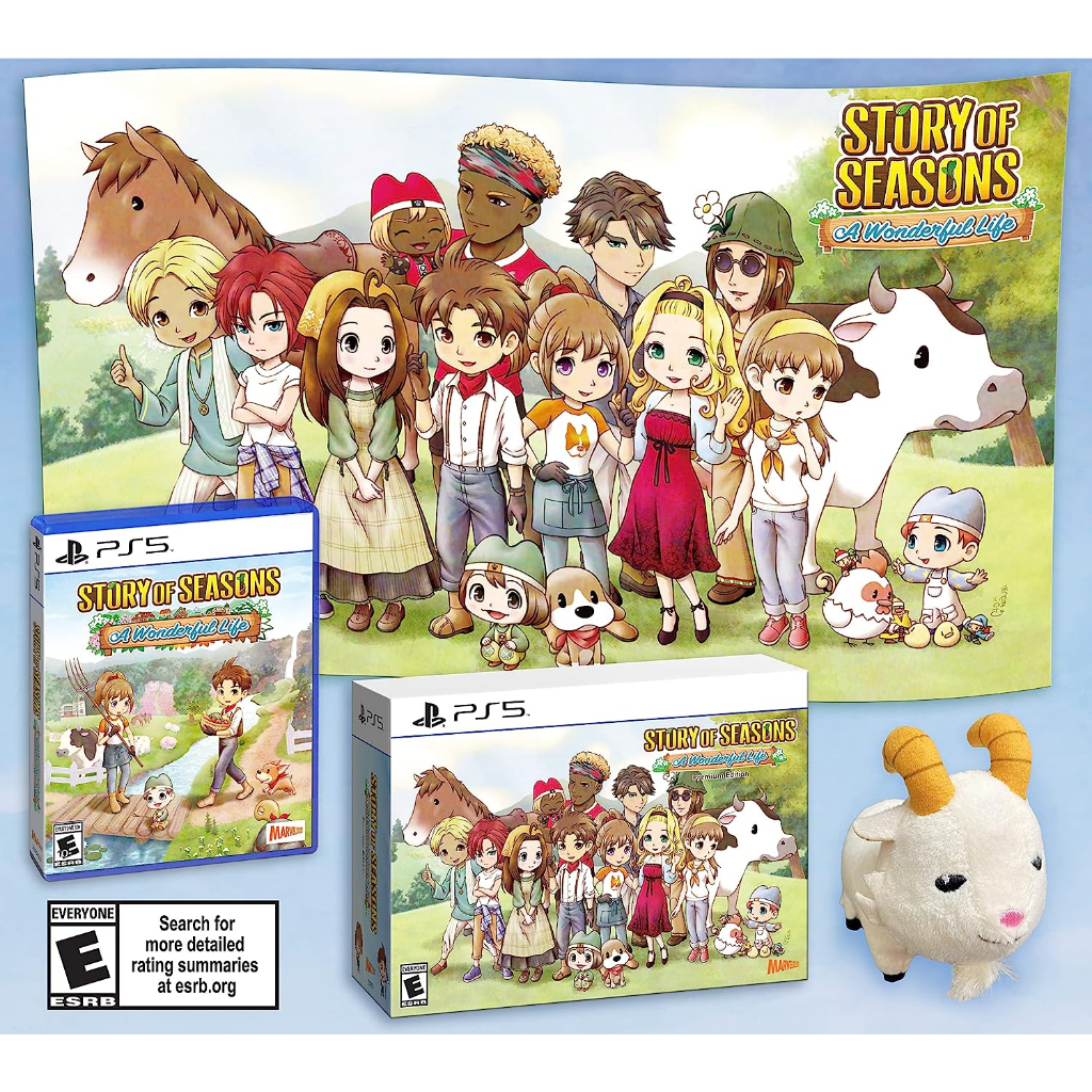 🎮 [PS5] : Story of Seasons: A Wonderful Life - Premium Edition (R1)