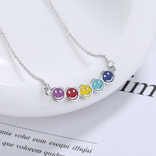 สร้อยคอ Smiley Face Necklace เครื่องประดับ แฟชั่น