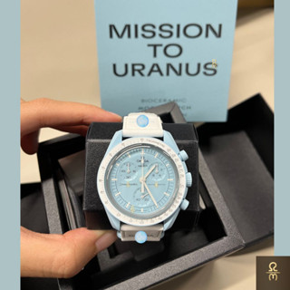 นาฬิกา Omega x Swatch รุ่น Mission to Uranus ของแท้100% แถมฟรีฟิลม์กันรอยหน้าปัดยี่ห้อโฟกัส  #OmegaxSwatch #Moonswatch