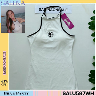 รหัส SALU597WH SABINA Barbie บอดี้สูท สีขาว