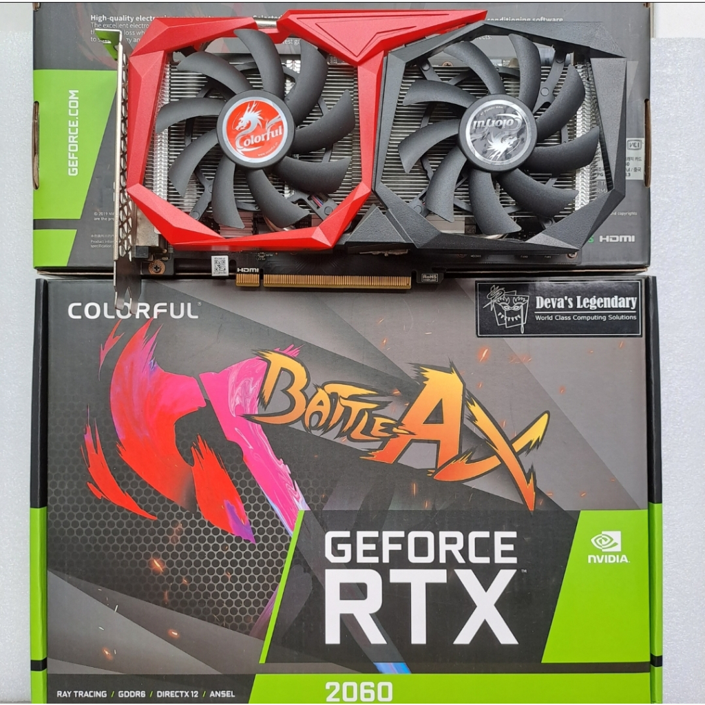 COLOFUL GEFORCE RTX 2060 NB V2-V มือสองประกันDeva’s Legendary ศูนย์ไทย