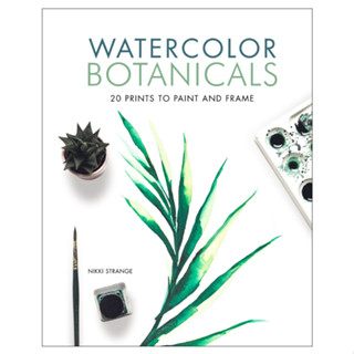 Watercolour Plant Art 20 Prints to Paint and Frame