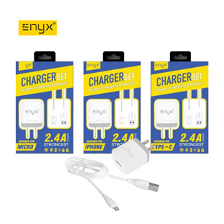 Enyx ES-02 Hyper charging ชุดชาร์จ หัวชาร์จพร้อมสายชาร์จ สำหรับiPhone, Micro และ TypeC รับประกัน 1 ปี By Mac Modern