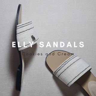 Elly Sandals รองเท้าเเตะดีไซน์ไม่ซ้ำใครด้วยลายผ้าพิเศษ