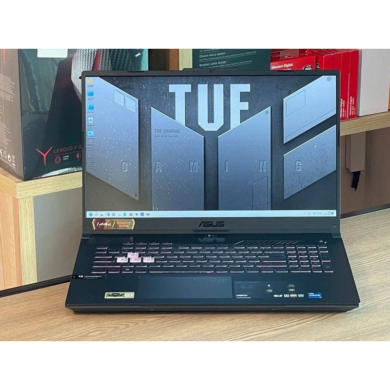 Asus TUF Gaming F17 FX707ZU4 i7-12700H SSD512GB RAM16GB RTX 4050 (6GB GDDR6)สินค้าใหม่ ยังไม่แกะกล่อ