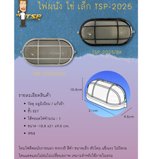 โคมผนังรูปไข่ TSP รุ่น TSP-2025