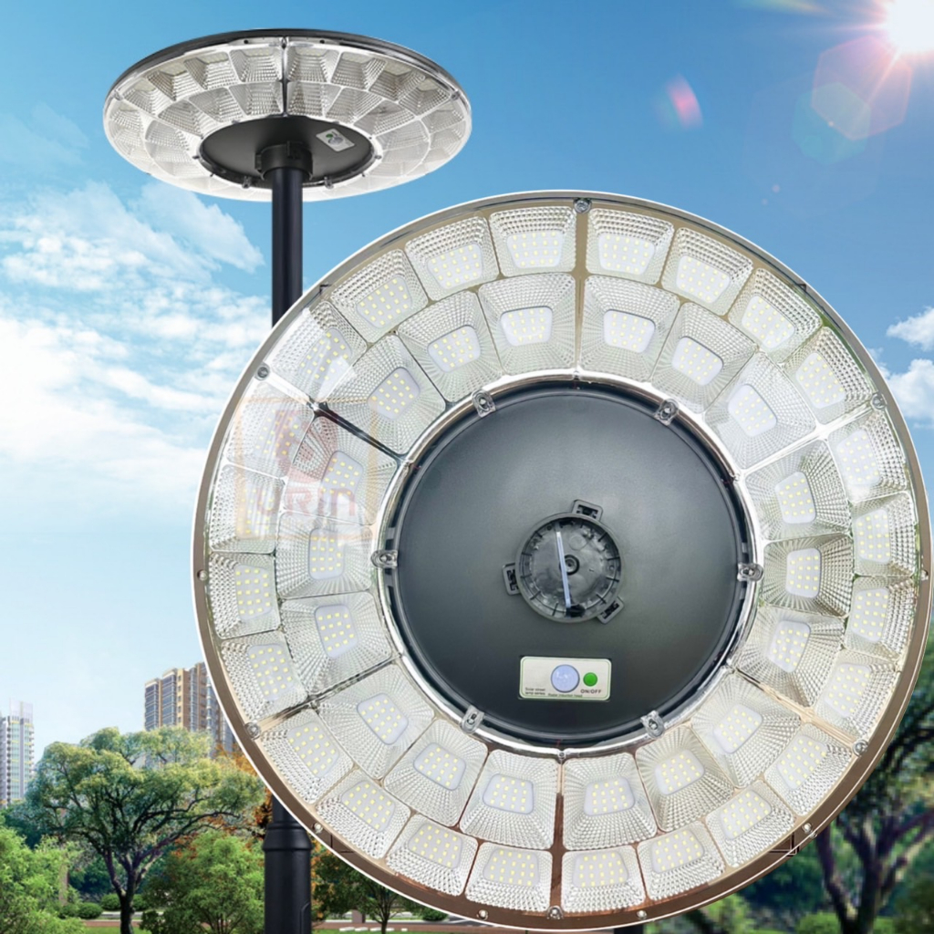 ไฟโซล่าเซลล์ UFO 500,000W ไฟพลังงานแสงอาทิตย์ ไม่รวมเสา ไฟสนาม ไฟถนน (รับประกัน 1 ปี)