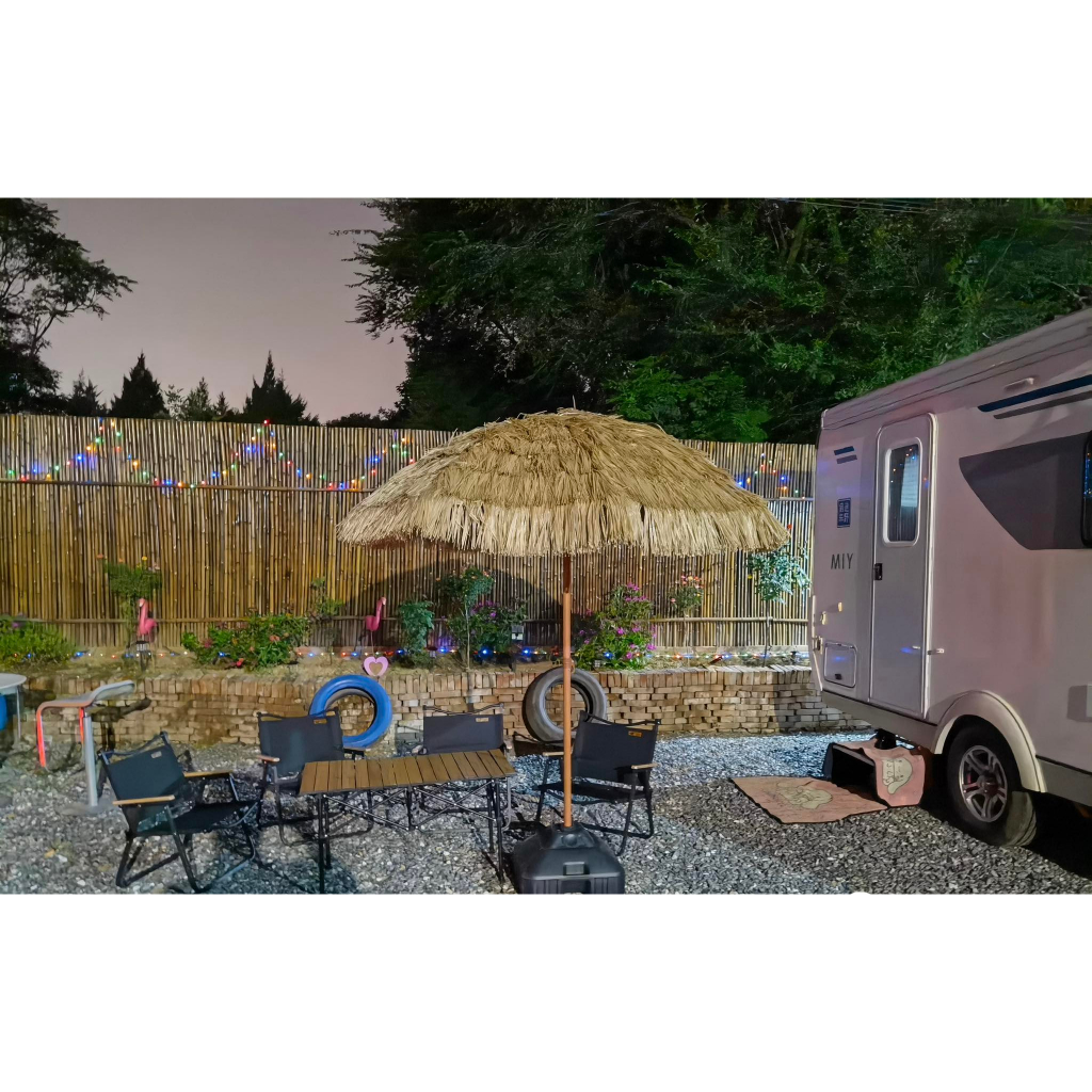 [ส่งฟรี] ร่มฟางเทียม กว้าง 2 เมตร ใหญ่สุดในตลาด กันแดด กันฝน แต่งร้าน แต่งบ้าน วางริมทะเล เรียกลูกค้าเช็คอินได้ไม่ยาก - รูปที่ 6