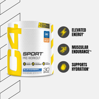 ⚡พร้อมส่ง⚡CELLUCOR C4 SPORT [30Servings] พรีเวิร์คเอ้าท์อันดั1จากเมกา "แพ็คเกจใหม่ล่าสุด"