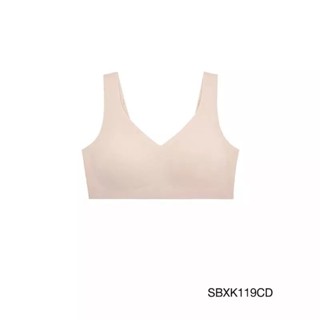 sabina sbxk119 seamless bra เสื้อชั้นในไร้โครง ซาบีน่า ทรงมีตะขอหลัง ใส่สบาย กระชับ