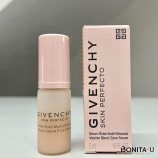 Givenchy skin perfecto Vitamin Blend Glow Serum 5 ml   เซรั่มเพื่อความชุ่มชื้น หมดอายุ 12/2024  สินค้าฉลากไทย