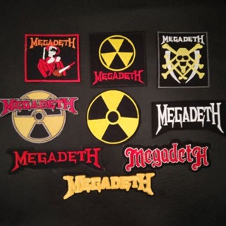 MEGADETH ตัวรีดติดเสื้อ อาร์มติดเสื้อ งานปัก งานdiy มี9แบบ