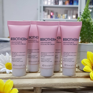 BIOTHERM Aquasource cica nutri cream 20ml ผลิต 04/2021