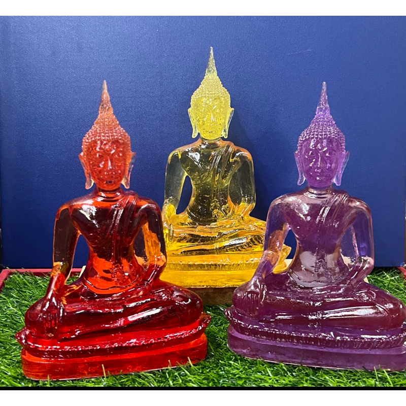 พระประจำวันเกิด พระสีประจำวันเกิด มี 7 สีและสีใส ปางสะดุ้งมาร เสริมศิริมงคล