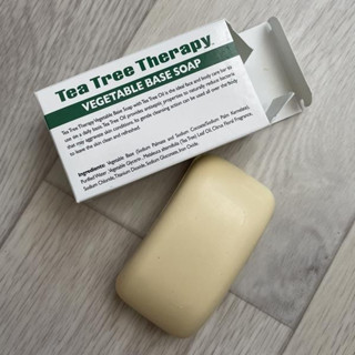 [พร้อมส่ง] นำเข้าจากอเมริกา ของแท้ 100% Tea Tree Therapy, Vegetable Base Bar Soap with Tea Tree Oil, 3.9 oz (110 g)