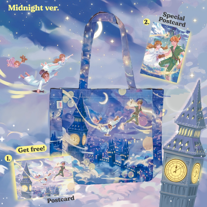 Midnight Ver. totebag by helloxglitter♡ กระเป๋าผ้าน่ารัก!