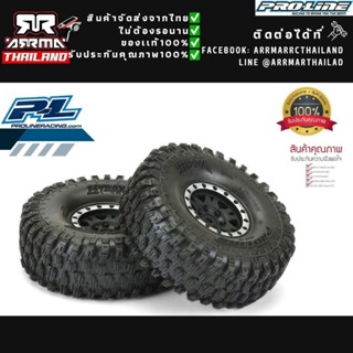 Proline Hyrax 1.9" Tires w/Impulse Wheels (Black/Silver) (G8) 12mm Hex ยาง+แม็กครบชุด4เส้น=1คัน