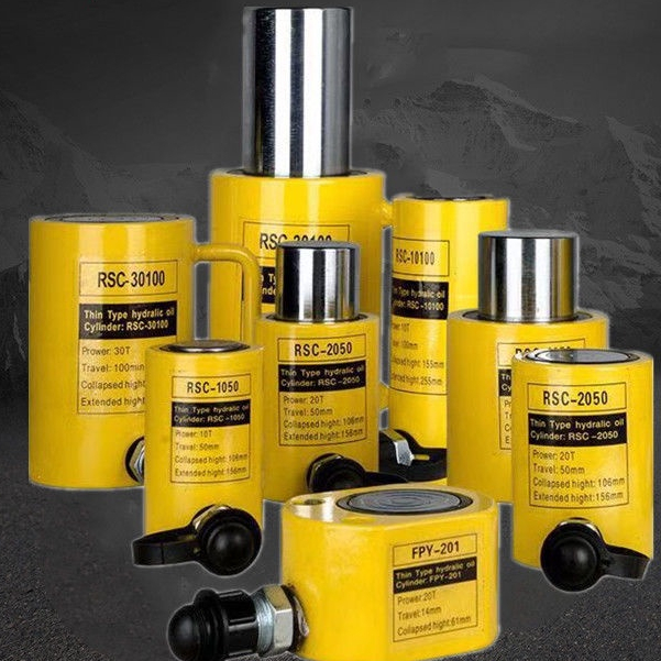 ❒ แยกแม่แรงไฮดรอลิกแบบใช้มือไฮดรอลิกน้ำหนักขนาดใหญ่บางเฉียบสั้นยาวย ใช้ปั๊มคู่มือ CP - 180 CP - 700 