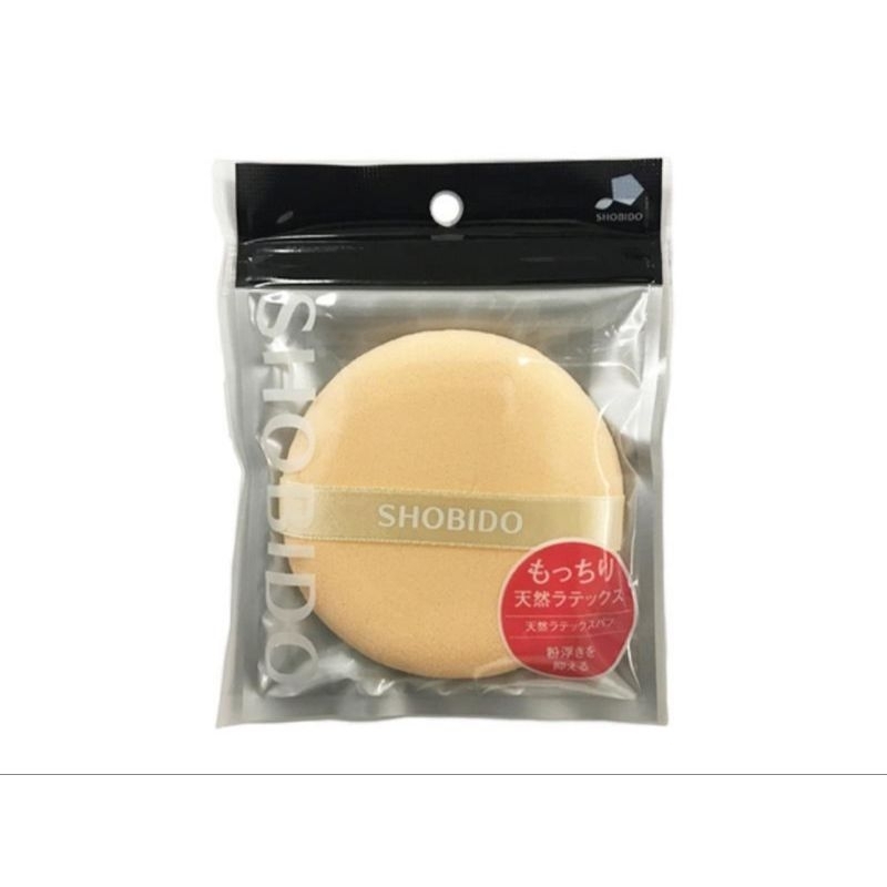 Shobido natural latex puff พัฟแต่งหน้า พัฟลงรองพื้น แน่น