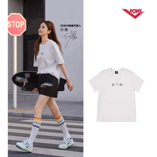 [ᴘʀᴇ-ᴏʀᴅᴇʀ] - เสื้อยืดคอกลมแบรนด์ Pony x Bai Lu