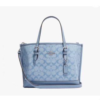 ✴️แท้ 💯% Mollie Tote 25 In Signature Chambray CH228