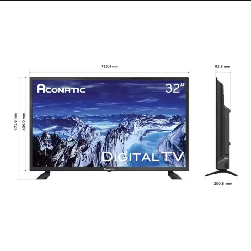 Aconatic ทีวี32นิ้ว ทีวีดิจิตอล 32 HD แอลอีดี ดิจิตอล ทีวี ไม่ต้องใช้กล่องดิจิตอล รุ่น 32HD513AN (รับประกัน 1 ปี)