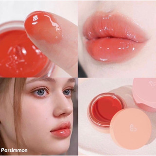 ลิปแบบลิซ่า AOU Glowy Tint Balm เบอร์2 Persimmon Blam ออกส้มพีชน่ารักสุดๆ