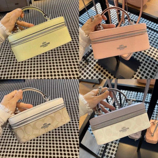 ✅พร้อมส่งในไทย!!!แท้💯จากอเมกา🇺🇸 Train Case Crossbody In Signature Canvas