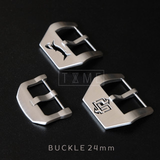 บัคเคิล ฺBuckle stainlessหัวเข็มขัด สแตนเลส ทองเหลืองแท้ สายนาฬิกา  24 มม 24 mm  หัวเข็มขัดสำหรับสายนาฬิกาข้อมือ สแตนเลส