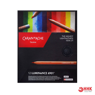 ชุดสีไม้กันน้ำ รุ่น Luminance 6901 เกรด Artist เซต 12 สี # 6901.712