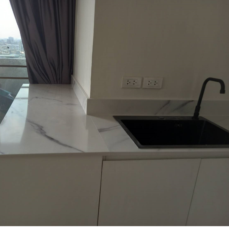 เคาน์เตอร์ตัวแอล ท๊อป HMR เคลือบลามิเนต