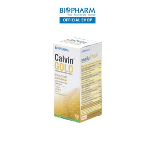 BIOPHARM CALVIN GOLD (แคลวิน โกลด์) 2 กล่อง หมดอายุ หมดอายุ 03/03/2027