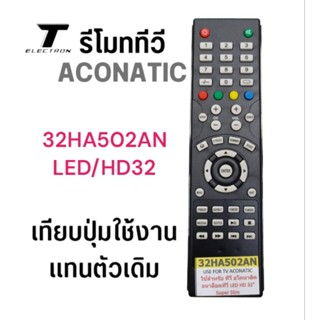 รีโมททีวีอาโคนาติดใช้กับรหัส32HA502AN/AN-LT3212 LED-HD