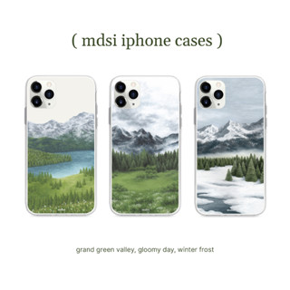 mdsi | [pre-order] Iphone case - เคสไอโฟนลายธรรมชาติจากภาพวาดสีชอล์ก