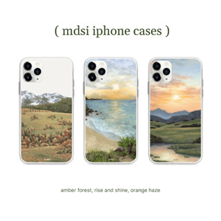 mdsi | [pre-order] Iphone cases - เคสไอโฟนลายธรรมชาติจากภาพวาดสีชอล์ก