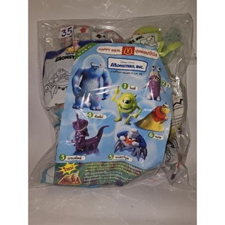 ของเล่นของสะสม McDonalds  Happy Meal ชุด monster Inc