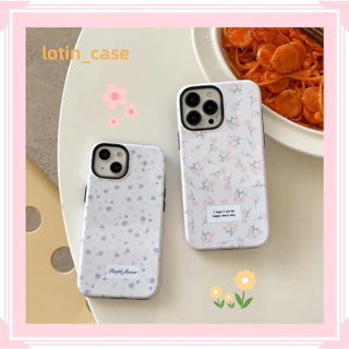 🎁ส่งของขวัญ🎁เคสไอโฟน สำหรับ 11 13 for iPhone Case 14 12 Pro Max แฟชั่น เรียบง่าย ดอกไม้ กันกระแทก ปกป้อง เคสโทรศัพท์