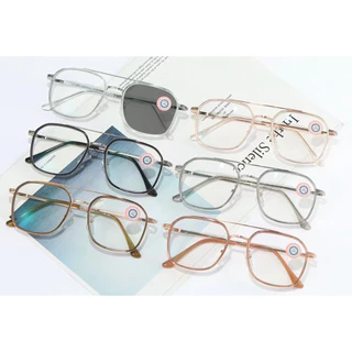 [ฟรี! กล่องแว่นตา] แว่นตาโปรเกรสซีฟ รุ่น Easy Fit ไร้รอยต่อ มัลติโฟกัส 4 in 1 รุ่น 82033proAB+PC