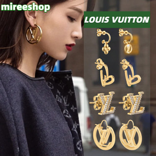 🍒หลุยส์วิตตอง Louis Vuitton ต่างหู Blooming Jewelry