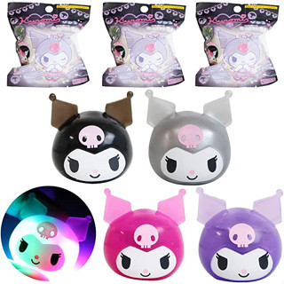 [NEW🔥] พร้อมส่ง บาธบอมบ์สุ่มมาสคอตคุโรมิ (มีไฟเรืองเเสง) SANRIO Glowing Kuromi-Toy bath ball ลิขสิทธิ์เเท้จากช็อปญี่ปุ่น